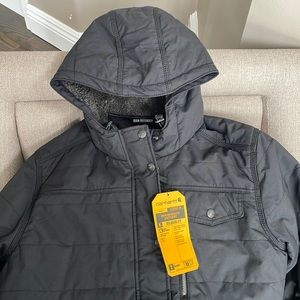 NWT women’s black XL Carhartt winter jacket